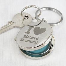 Personalised I heart Photo Keyring