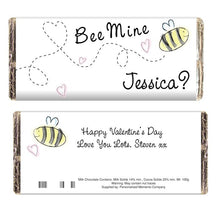 Personalised Bee Mine Milk Chocolate Bar