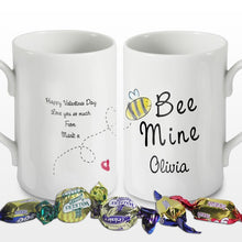 Personalised Bee Mine Slim Mug