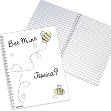 Personalised Bee Mine A5 Notebook