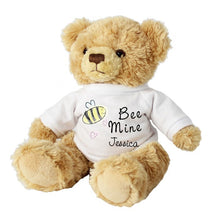 Personalised Bee Mine Message Bear