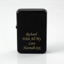 Personalised Black Lighter