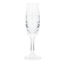 Personalised Crystal Champagne Flute