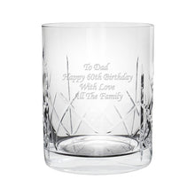 Personalised Crystal Whisky Tumbler