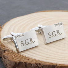 Personalised Diamante Cufflinks