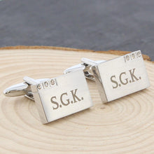 Personalised Diamante Cufflinks