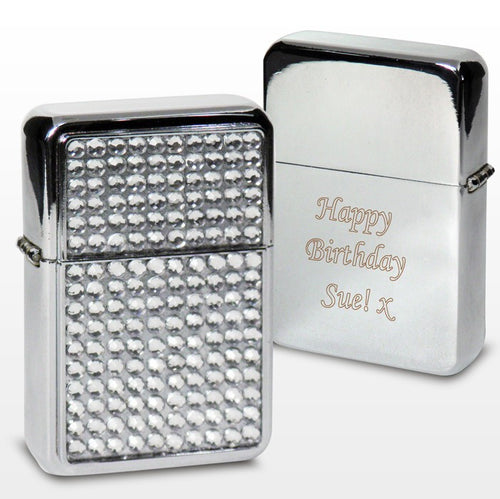 Personalised Diamante Lighter