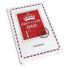 Personalised 1st Class Hardback A5 Notebook