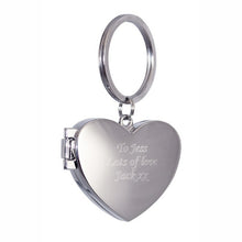 Personalised Heart Photoframe Keyring