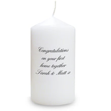 Personalised 1896 - 1904 Revised New Heart Map Candle