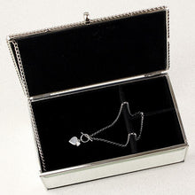 Personalised Hearts Mirrored Jewellery Box