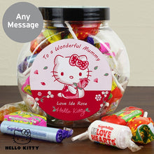 Personalised Hello Kitty Cherry Bloom Sweets Jar