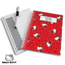 Personalised Hello Kitty Hearts A5 Diary