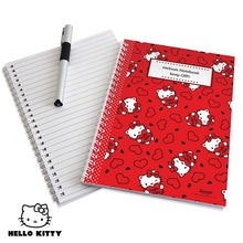 Personalised Hello Kitty Hearts A5 Notebook