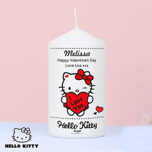 Personalised Hello Kitty I Love You Candle