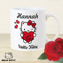 Personalised Hello Kitty I Love You Mug