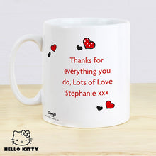 Personalised Hello Kitty I Love You Mug