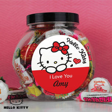 Personalised Hello Kitty I Love You Sweets Jar