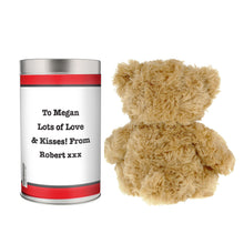 Personalised I HEART Teddy in a Tin