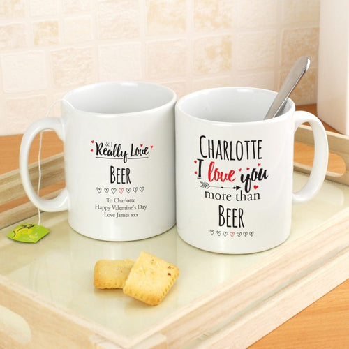 Personalised I Love You More Than... Mug