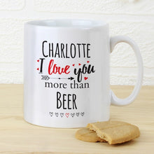 Personalised I Love You More Than... Mug