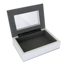 Personalised I Love You White Jewellery Box