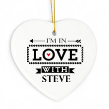 Personalised In Love With Heart Decoration