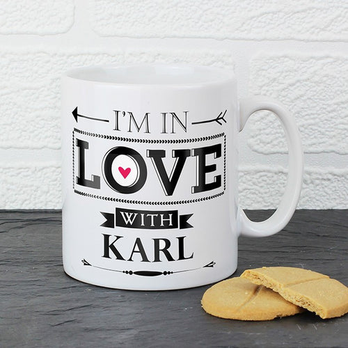 Personalised In Love With Mug