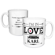 Personalised In Love With Mug