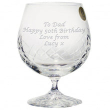 Personalised Crystal Large Brandy Glass