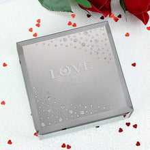 Personalised LOVE Diamante Glass Trinket Box