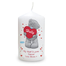 Personalised Me to You Big Heart Candle