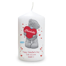 Personalised Me to You Big Heart Candle