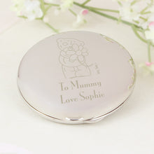 Personalised Me to You Flower Compact Mirror