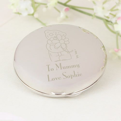 Personalised Me to You Flower Compact Mirror