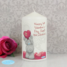 Personalised Me To You Heart Candle