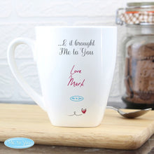 Personalised Me To You Heart Latte Mug