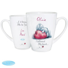 Personalised Me To You Heart Latte Mug