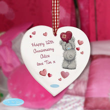 Personalised Me To You Heart Wooden Decoration