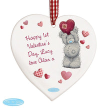 Personalised Me To You Heart Wooden Decoration