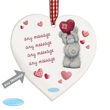 Personalised Me To You Heart Wooden Decoration