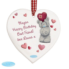 Personalised Me To You Heart Wooden Decoration