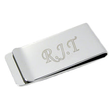 Personalised Silver Plated Money Clip