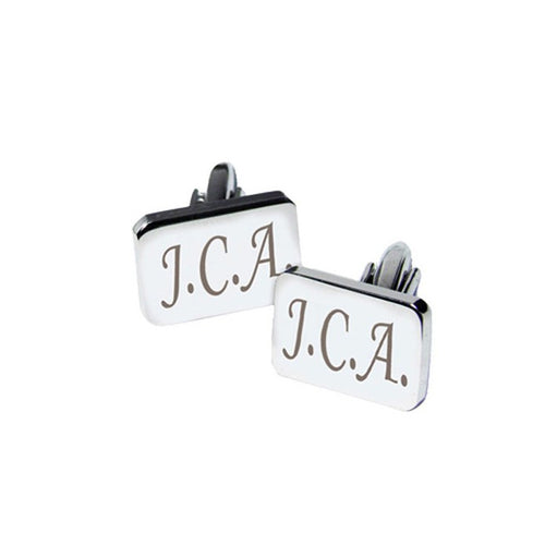 Personalised Rectangle Cufflinks