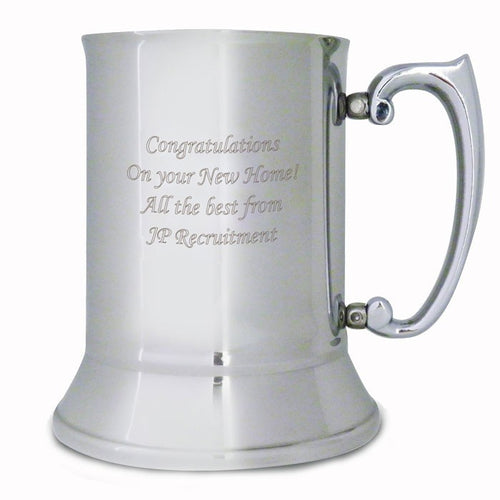 Personalised Stainless Steel Tankard